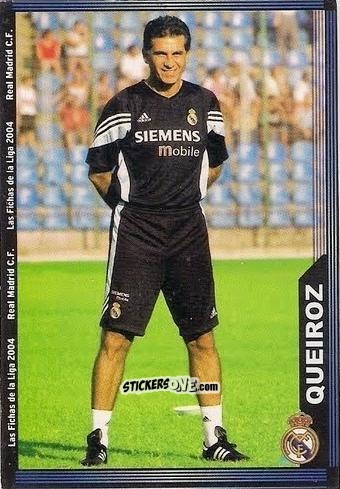 Figurina Queiroz - Las Fichas De La Liga 2003-2004 n. 3 - Mundicromo