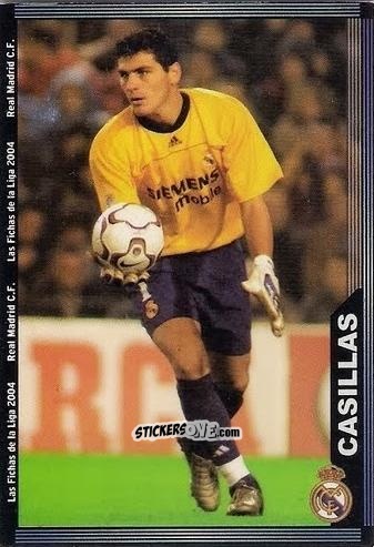 Figurina Casillas - Las Fichas De La Liga 2003-2004 n. 4 - Mundicromo