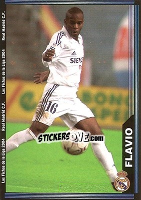 Cromo Flavio - Las Fichas De La Liga 2003-2004 - Mundicromo