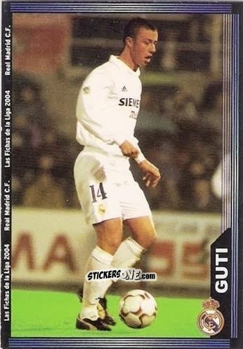 Sticker Guti - Las Fichas De La Liga 2003-2004 n. 18 - Mundicromo
