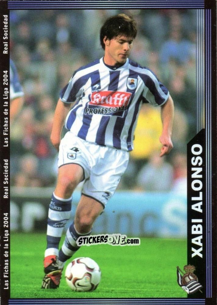 Cromo X. Alonso - Las Fichas De La Liga 2003-2004 n. 43 - Mundicromo