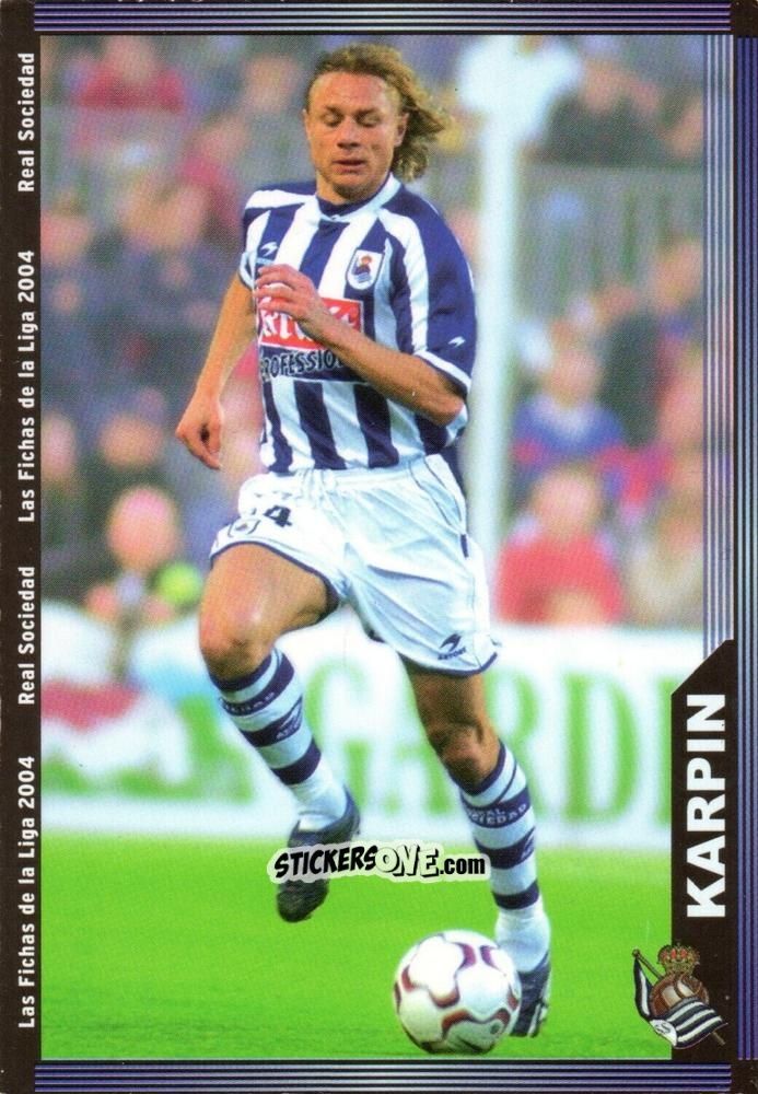 Sticker Karpin - Las Fichas De La Liga 2003-2004 n. 47 - Mundicromo