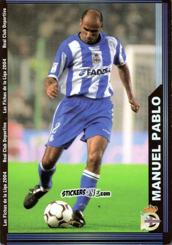Sticker M. Pablo - Las Fichas De La Liga 2003-2004 n. 60 - Mundicromo