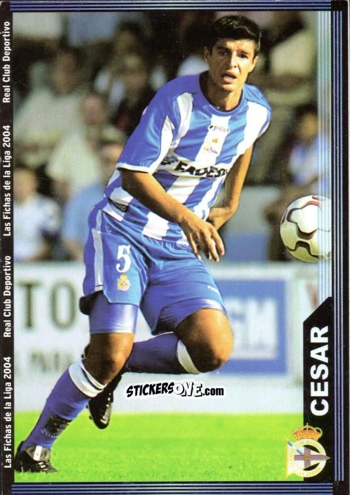 Sticker Cesar - Las Fichas De La Liga 2003-2004 n. 65 - Mundicromo