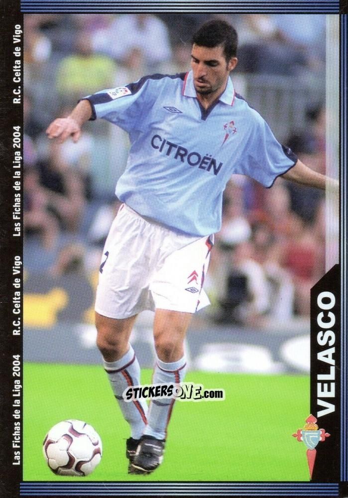 Sticker Velasco - Las Fichas De La Liga 2003-2004 n. 87 - Mundicromo