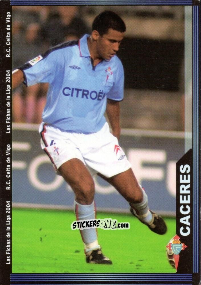 Sticker Caceres - Las Fichas De La Liga 2003-2004 n. 91 - Mundicromo