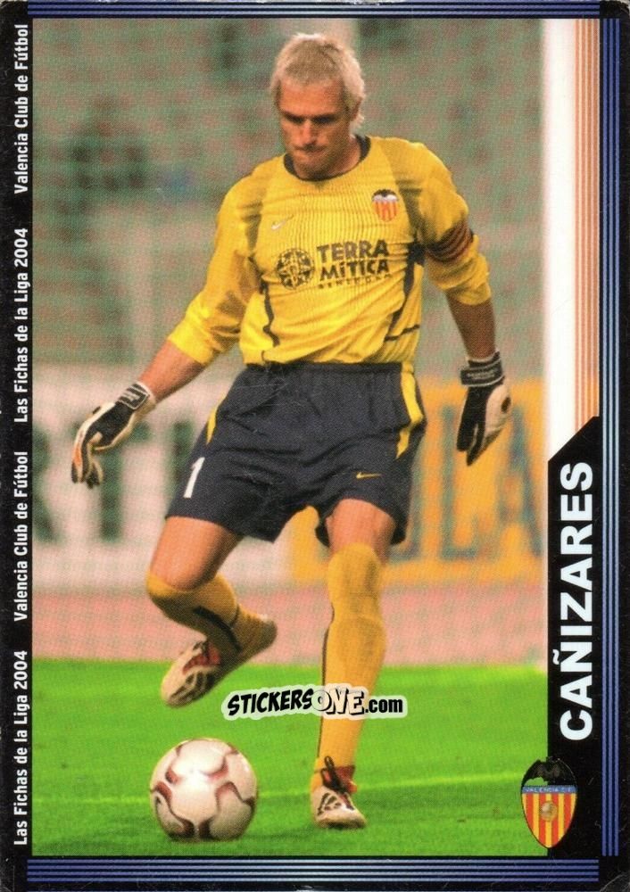 Sticker Cañizares - Las Fichas De La Liga 2003-2004 n. 112 - Mundicromo