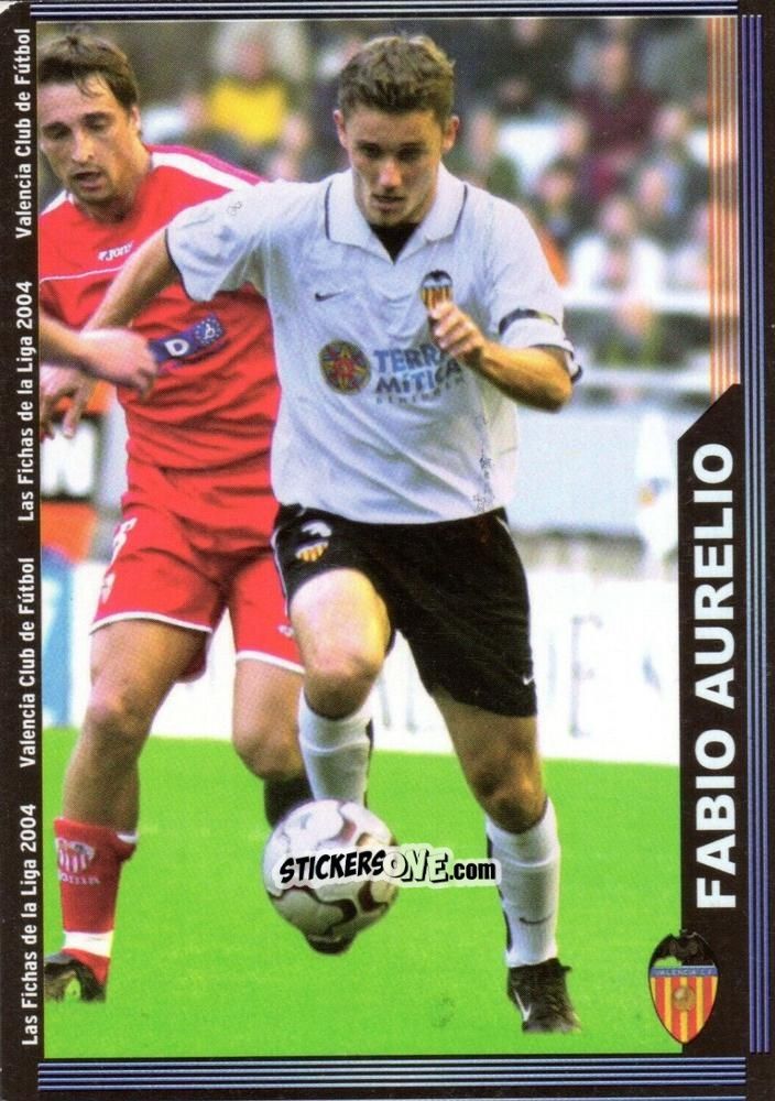 Cromo F. Aurelio - Las Fichas De La Liga 2003-2004 n. 120 - Mundicromo
