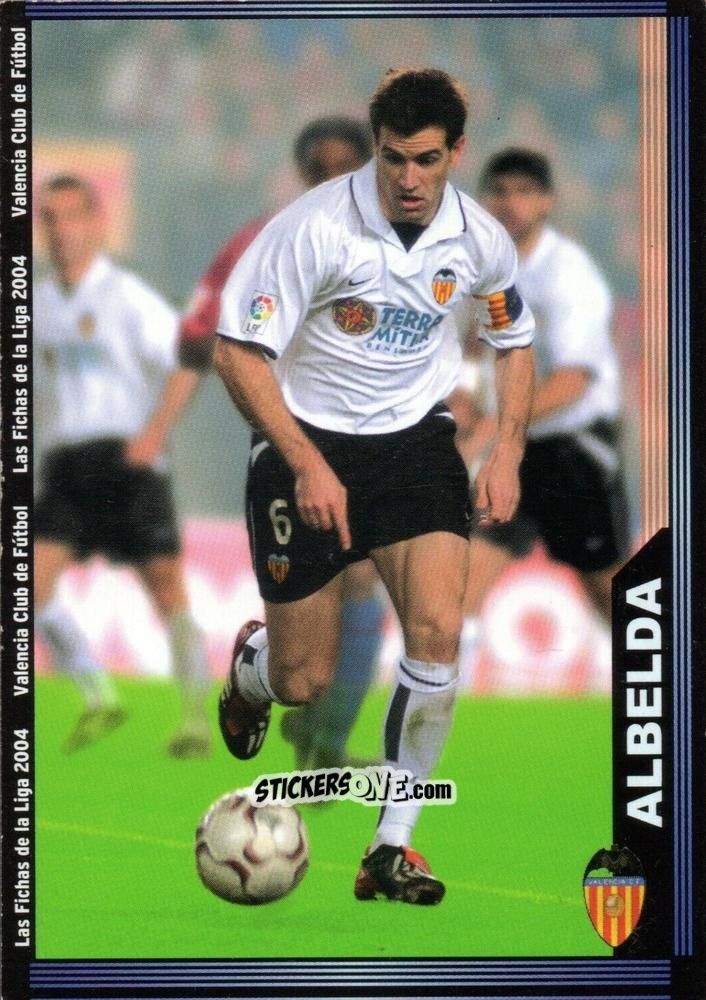 Sticker Albelda - Las Fichas De La Liga 2003-2004 n. 122 - Mundicromo