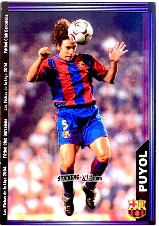 Sticker Puyol - Las Fichas De La Liga 2003-2004 n. 141 - Mundicromo