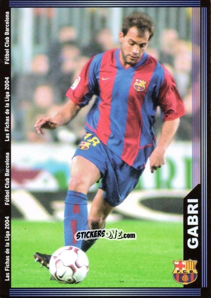 Figurina Gabri - Las Fichas De La Liga 2003-2004 n. 145 - Mundicromo