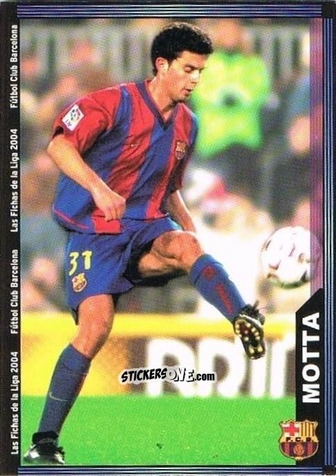 Sticker Thiago Motta - Las Fichas De La Liga 2003-2004 n. 149 - Mundicromo