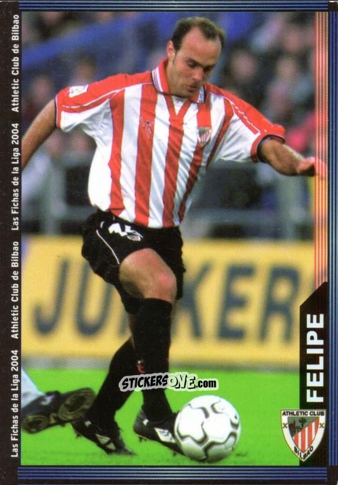 Sticker Felipe - Las Fichas De La Liga 2003-2004 n. 175 - Mundicromo