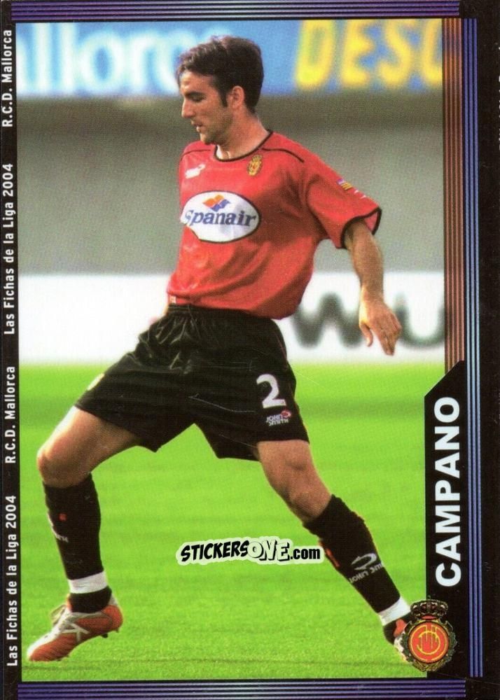 Sticker Campano - Las Fichas De La Liga 2003-2004 n. 222 - Mundicromo