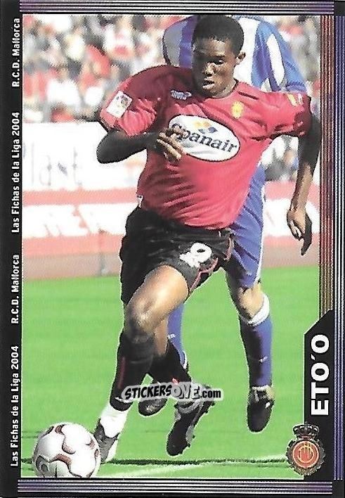 Cromo Eto'o - Las Fichas De La Liga 2003-2004 n. 239 - Mundicromo