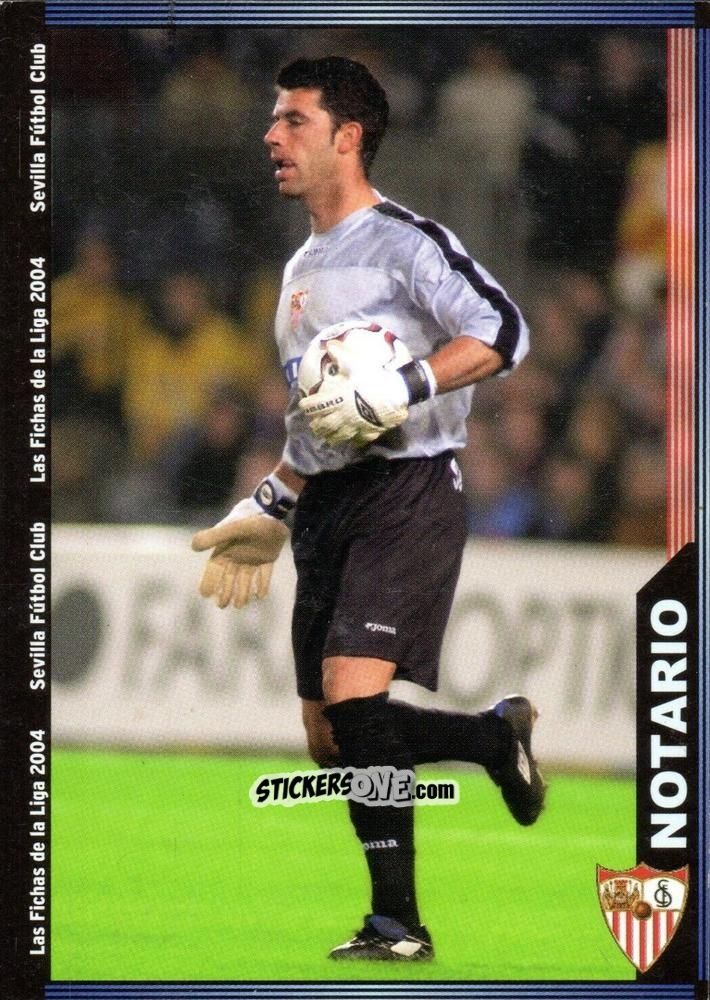 Sticker Notario - Las Fichas De La Liga 2003-2004 n. 247 - Mundicromo