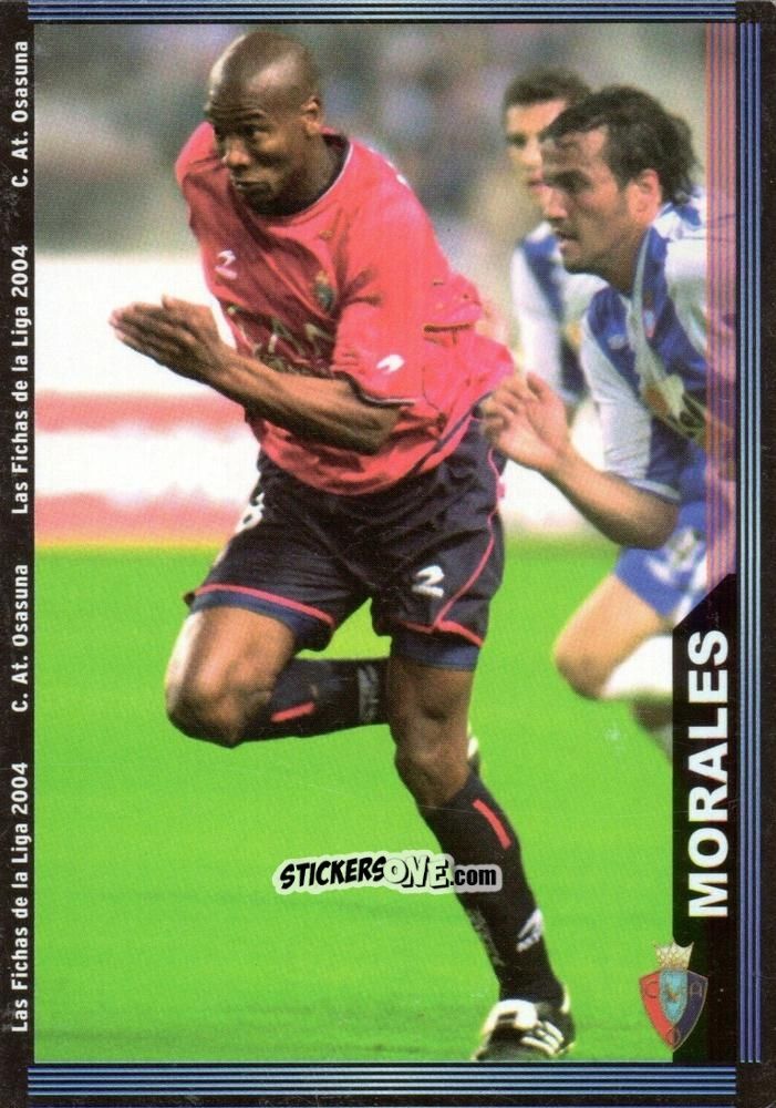 Sticker Morales - Las Fichas De La Liga 2003-2004 n. 291 - Mundicromo