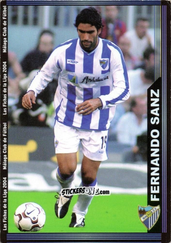 Sticker Fdo Sanz - Las Fichas De La Liga 2003-2004 n. 331 - Mundicromo