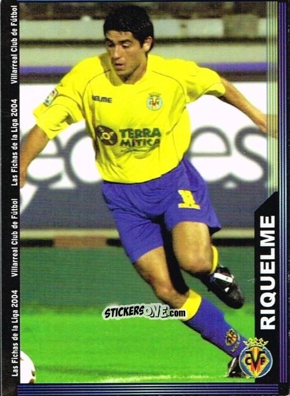 Sticker Riquelme - Las Fichas De La Liga 2003-2004 n. 394 - Mundicromo
