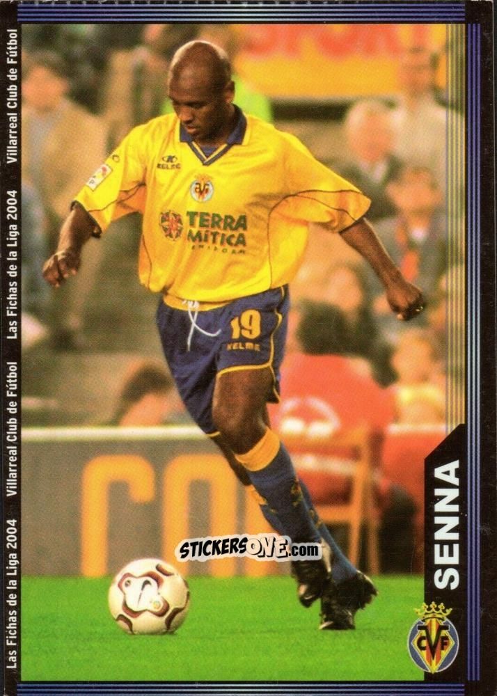 Sticker Senna - Las Fichas De La Liga 2003-2004 n. 396 - Mundicromo