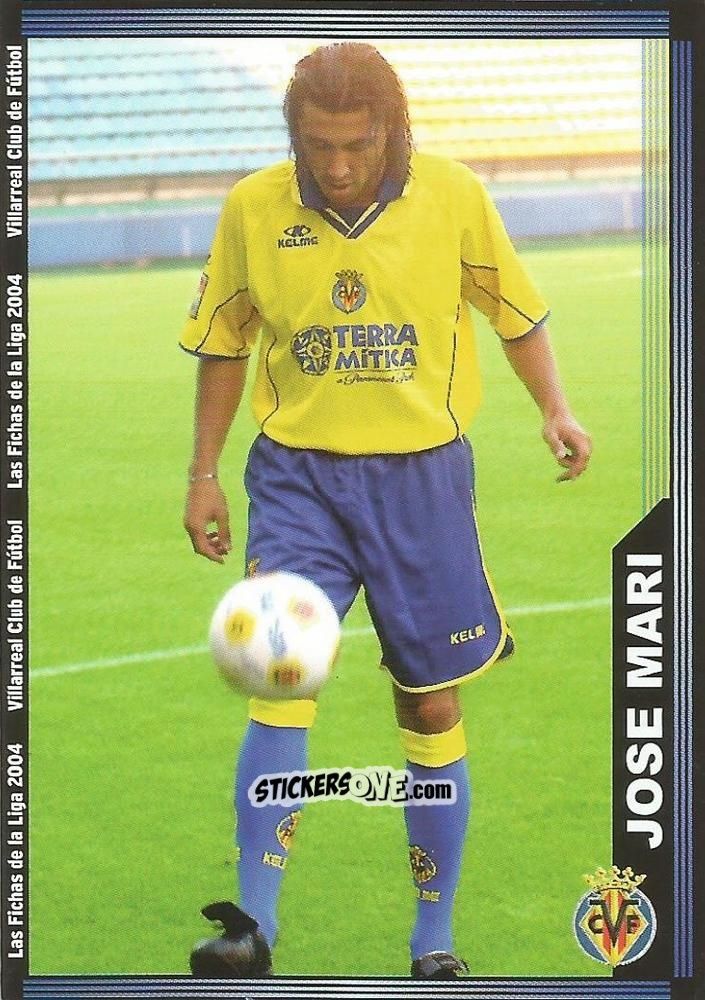 Sticker Jose Mari - Las Fichas De La Liga 2003-2004 n. 401 - Mundicromo