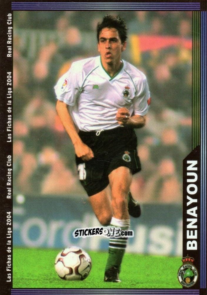 Cromo Benayoun - Las Fichas De La Liga 2003-2004 n. 420 - Mundicromo