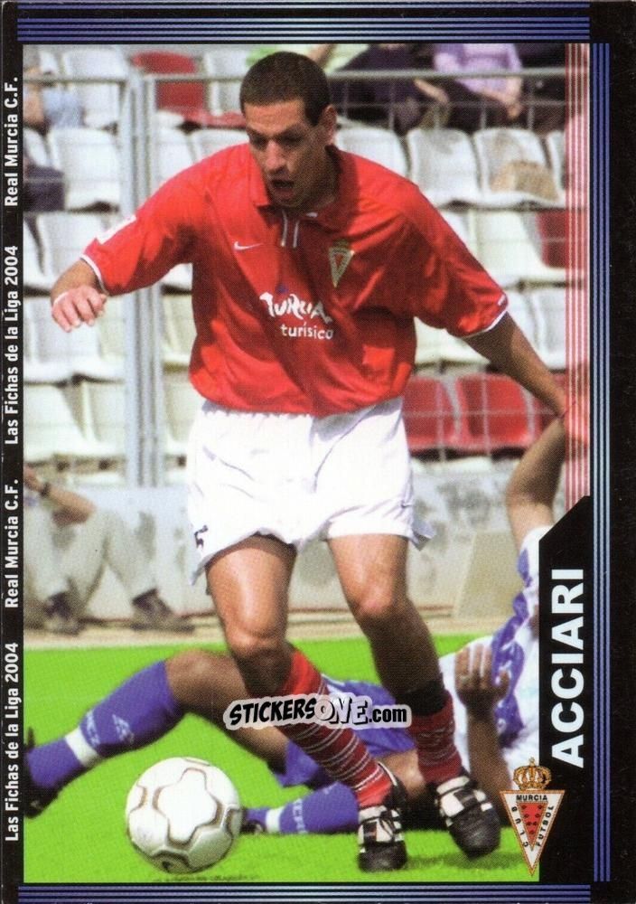 Sticker Acciari - Las Fichas De La Liga 2003-2004 n. 474 - Mundicromo