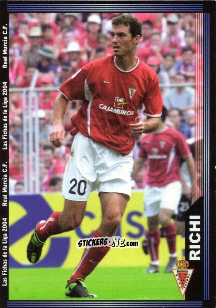 Sticker Richi - Las Fichas De La Liga 2003-2004 n. 482 - Mundicromo
