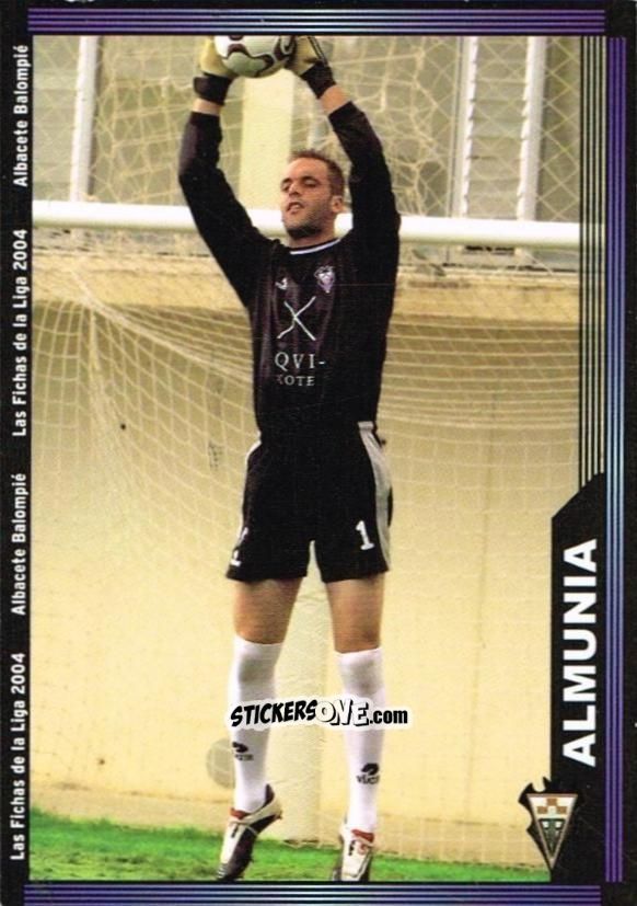 Sticker Almunia - Las Fichas De La Liga 2003-2004 n. 518 - Mundicromo