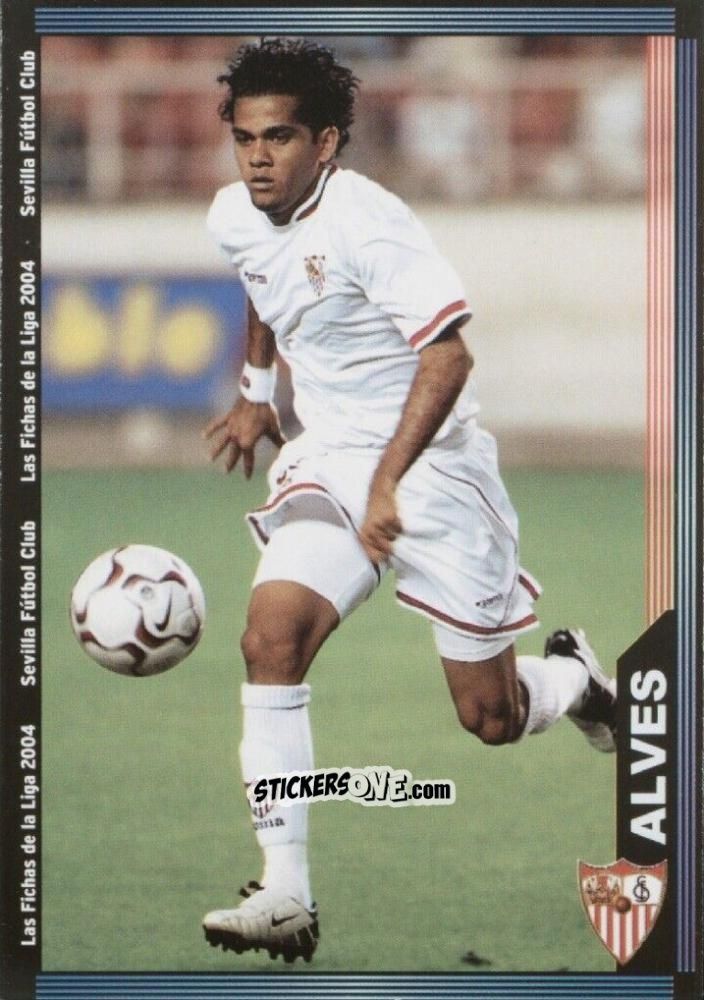 Figurina Dani Alves - Las Fichas De La Liga 2003-2004 n. 577 - Mundicromo