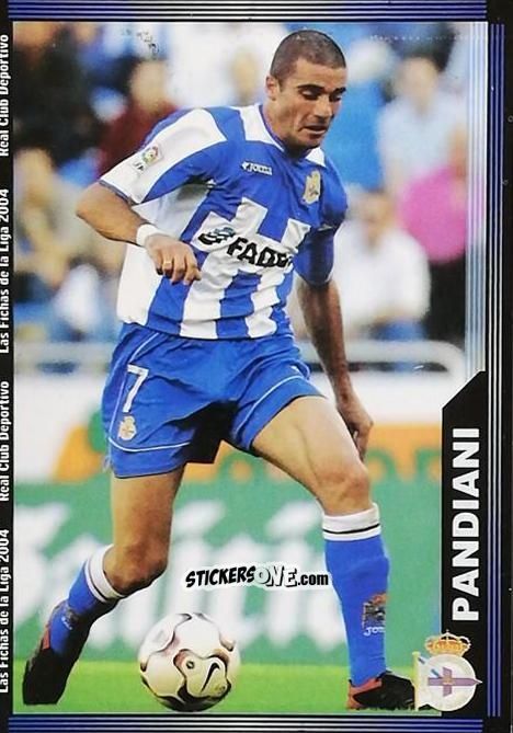 Sticker Pandiani - Las Fichas De La Liga 2003-2004 n. 585 - Mundicromo