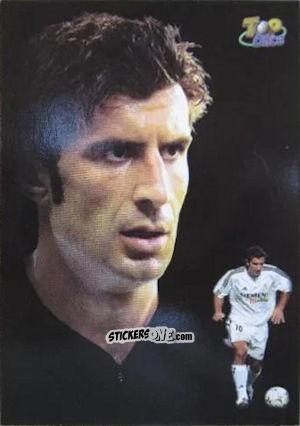 Cromo Figo - Las Fichas De La Liga 2003-2004 n. 616 - Mundicromo