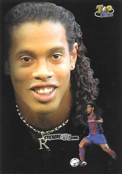 Cromo Ronaldinho - Las Fichas De La Liga 2003-2004 n. 621 - Mundicromo