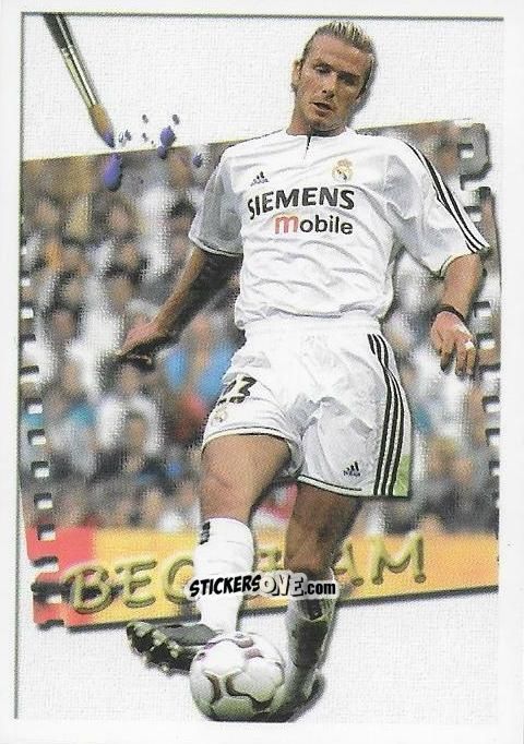 Sticker Beckham - Las Fichas De La Liga 2003-2004 n. 683 - Mundicromo