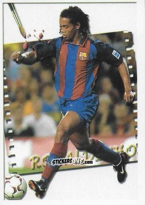 Cromo Ronaldinho - Las Fichas De La Liga 2003-2004 n. 685 - Mundicromo