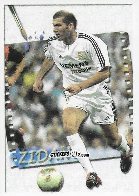 Sticker Zidane - Las Fichas De La Liga 2003-2004 n. 687 - Mundicromo