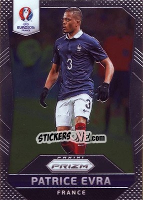 Sticker Patrice Evra - UEFA Euro 2016 Prizm n. 2 - Panini