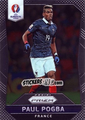 Sticker Paul Pogba - UEFA Euro 2016 Prizm n. 3 - Panini