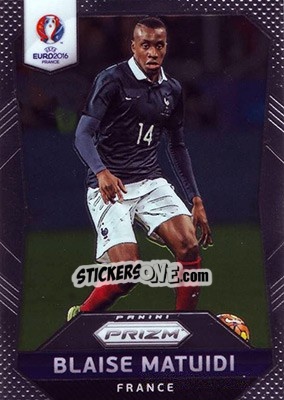 Sticker Blaise Matuidi - UEFA Euro 2016 Prizm n. 4 - Panini