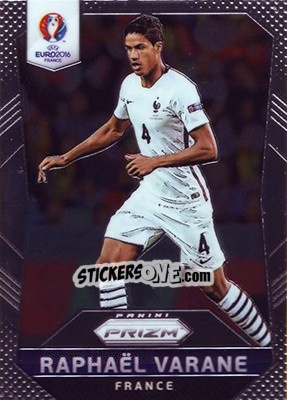 Sticker Raphael Varane - UEFA Euro 2016 Prizm n. 6 - Panini