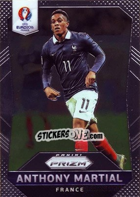 Sticker Anthony Martial - UEFA Euro 2016 Prizm n. 10 - Panini