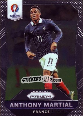 Figurina Anthony Martial - UEFA Euro 2016 Prizm - Panini