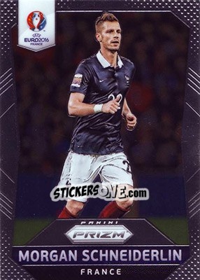 Sticker Morgan Schneiderlin - UEFA Euro 2016 Prizm n. 11 - Panini