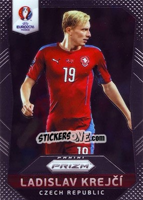 Sticker Ladislav Krejci - UEFA Euro 2016 Prizm n. 20 - Panini