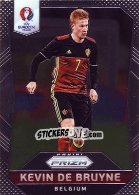 Figurina Kevin De Bruyne - UEFA Euro 2016 Prizm - Panini