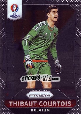 Sticker Thibaut Courtois - UEFA Euro 2016 Prizm n. 24 - Panini