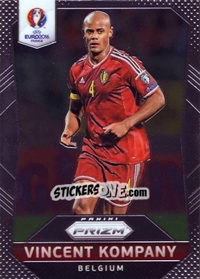 Sticker Vincent Kompany - UEFA Euro 2016 Prizm n. 25 - Panini