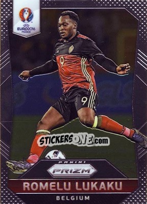 Sticker Romelu Lukaku - UEFA Euro 2016 Prizm n. 26 - Panini