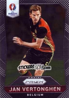 Sticker Jan Vertonghen - UEFA Euro 2016 Prizm n. 28 - Panini