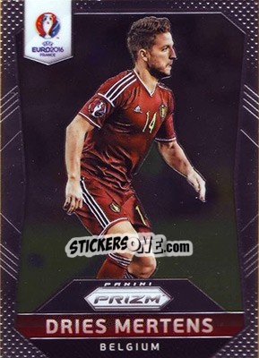 Sticker Dries Mertens - UEFA Euro 2016 Prizm n. 30 - Panini